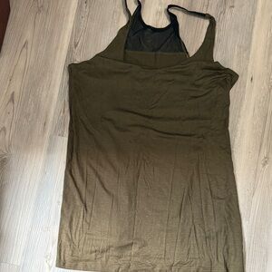 Olive Green Women's Top